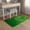 dcetiAAm Flannel Shower Door Mat 35 24 Inch, St. Patrick's Romantic Sweet No Slip Shower Rug Water Absorbing Entryway Decor Entry Way Rugs Indoor Bathroom Mats view 4