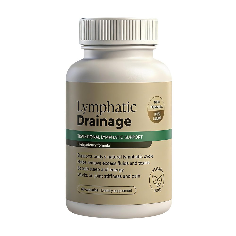 Tnaasmais Lymphatic Drainage Capsules, New Maximum Potency Formula with Dandelion Extract, Lymphatic Drainage Supplement for Fast-Absorbing, Immune Boost, Natural Ingredients, Vegan, 60 Capsules