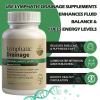 Tnaasmais Lymphatic Drainage Capsules, New Maximum Potency Formula with Dandelion Extract, Lymphatic Drainage Supplement for Fast-Absorbing, Immune Boost, Natural Ingredients, Vegan, 60 Capsules view 2