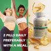 Tnaasmais Lymphatic Drainage Capsules, New Maximum Potency Formula with Dandelion Extract, Lymphatic Drainage Supplement for Fast-Absorbing, Immune Boost, Natural Ingredients, Vegan, 60 Capsules view 4