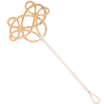 Alipis Traditional Rattan Quilt Dust Beater with Long Handle, 2pcs Woven Cotton Blanket Dust Cleaner for Home and Hotel Mattress Cleaning