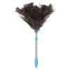 CATIEBYE Extendable Soft Plumage Duster with Blue Handle, Reusable Brush for Ceiling Fan Dusting, High Ceiling Cleaning, Blinds, and Furniture Maintenance view 1