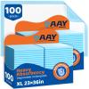 100 Count Disposable Beds Pads 23"x36",Premium Adults Incontinence Chucks Underpads,Super Absorbent Waterproof Pee Pads,Extra Large Puppy Training Pad,Baby Changing Pad view 1