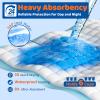 100 Count Disposable Beds Pads 23"x36",Premium Adults Incontinence Chucks Underpads,Super Absorbent Waterproof Pee Pads,Extra Large Puppy Training Pad,Baby Changing Pad view 3