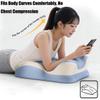 Couples Pillow for Intimacy 27 Degree, Ergonomic Foam Wedge Cushion for Back Pain, Adjustable Leg Pad Cushion, Sitting, Lying, Multi-Position with Removable Washable Cover(Beige) view 3