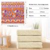 Loancwa Bohemian Elephants Motif Microfiber Towel for Kitchen Kitchen Tea Towels Funny Cotton Terry Dish Towels Easter Hand Towels for Kitchen Color 11x11in view 3