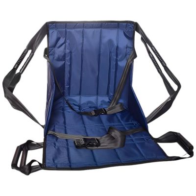 Wheelchair Stair Transfer Sling, Blue Lift for Elderly Patient, Portable Aid with Shoulder Straps, Transfer from Bed to Chair