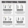 Adjustable Resistance Cable Pulley Machine, Endless Rope Trainer, Premium Nylon Rope for Full-Body Workout at Home or Gym, Red view 2