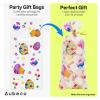 Aubeco Easter Cellophane Treat Bags with Twist Tie, 120pcs Bunny Gift Bags, Plastic Cello Bags for Candy, Cookie, Snack, Party Favor, 6 Styles view 4