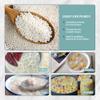 Sago Pearls 1.5 lb Small White Tapioca Pearls for Pudding & Desserts Soft & Chewy Texture Quick Cooking Tapioca Ideal for Kheer, Bubble Tea & Recipes By Yogis Gift view 4