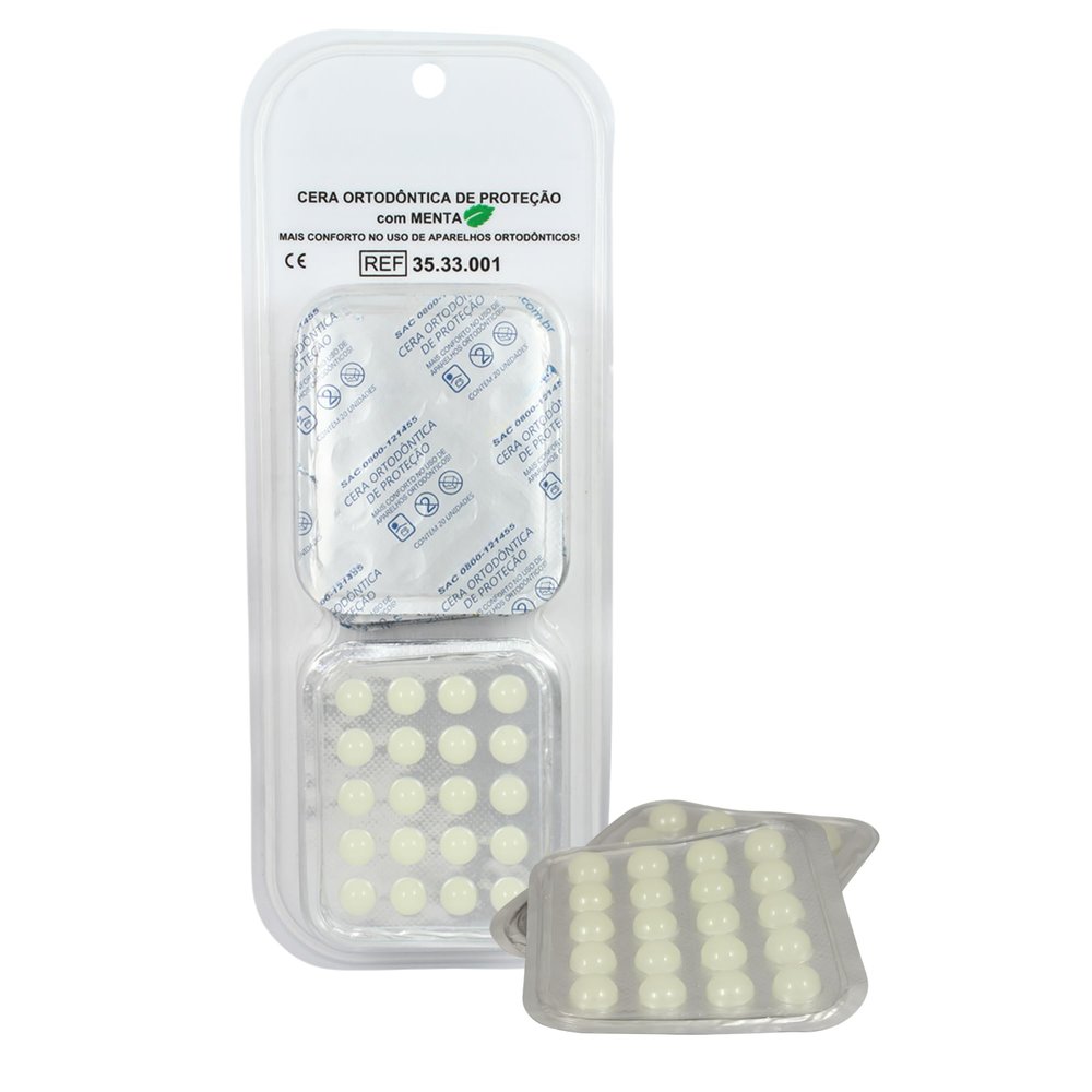 200pcs Ready To Use - Dental Braces Dot Wax for Teeth - Home Care & Travel Pocket Size - Pleasant Mint Flavor