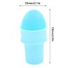 2pcs Plastic Mini Ice Cream Cone Scoop Reusable Ice Cream Cone Frozen Treat Cup,Suitable for Popsicles, Yogurt, Etc. Great Party Gifts (Pink Blue) view 3