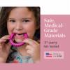ARK Brick Chew Bracelet, Sensory Toys for Kids and Adults, Oral Fidget for Autism, ADHD, SPD, Anxiety, Medical-Grade, Textured Sensory Chew, XT, Firm, Black, Small view 4