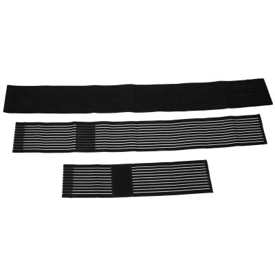 Abaodam Elastic Self-adhesive Knee Ankle Wrist Support Braces 3pcs Set (40cm Wrist + 70cm Ankle + 150cm Knee) Compression Protector for Sports Injury and Joint Stability