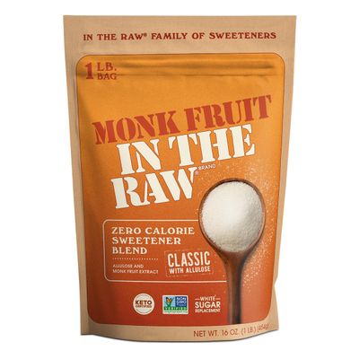 Monk Fruit In The Raw, Sweetener Bag with Allulose, 1 LB