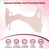 Sun Protection Eye Mask for Women & Men, UV-Blocking Face Cover (24.5 * 9.5cm / 9.6 * 3.7 inch), Breathable Nylon Sunscreen Mask for Golf, Sports, Travel view 2