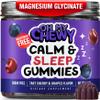 OH MY CHEWY Magnesium Glycinate Gummies for Kids & Teens - Sleep & Chillax Sugar-Free and Melatonin-Free Magnesium Supplement with Chamomile, L-Theanine and Lemon Balm - 60 Count view 1