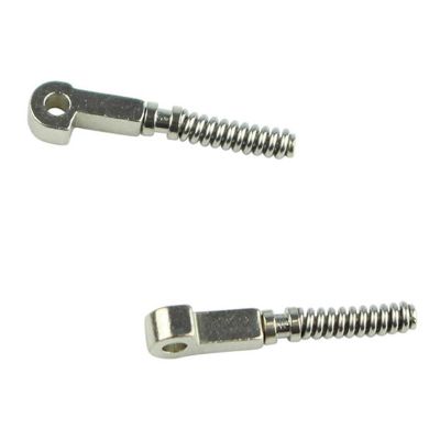 100PCS 1.8mm Thick Glasses Spring Insert Glasses Repair Curved Temple Optical Frame Damaged Replacement Parts 168#
