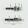 10 Pack 6mm Wide Plastic Glasses Hinges, Acetate Sunglasses Frame Hinges, Glasses Replacement Repair Parts view 2