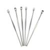 6Pcs Stainless Steel Ear Pick Curette Wax Remover Cleaner Tool Silver Earpick Exquisite Workmanship view 1