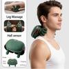 NRQCJM Wearable Neck and Shoulder Massager with Heat, Hands-Free Bionic 4D Kneading Design, Hand-Shaped Finger Style Massage Sensation, Adjustable Straps for Home Office Use view 2