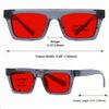 Eyekepper Red Lens Blue Light Blocking Glasses for Women Men, Grey view 3