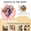 Gemstones Tumbled Stones, 0.7 "-1.1" Natural Polished Quartz Healing Stones with Cute Eyes, Reiki Crystals for Relief, Home Decor, Gift, Rock Garden 0.45 lbs(5-8PCS) view 2