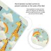 Cartoon Giraffe Rainbow and Clouds Scale for Body Weight Highly Accurate Bathroom Body Scale Sturdy Tempered Glass Digital Weight Scales LCD Display Smart Scales Rounded Corners Design view 4