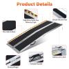 Wheelchair Ramp, Aluminum Folding Ramp Portable for Doorway Steps, 600 lbs Capacity, Double Anti-Slip Surface, Lightweight Ramps for Wheelchairs, Walkers, Scooters, 5ft & 6ft Options (6 Foot Ramp) view 3