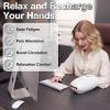 Aqvesane Hand Massager with Heat and Compression, Cordless Hand and Wrist Massager for Arthritis and Carpal Tunnel, Rechargeable, Gifts for Women Men, White view 2