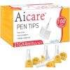 Pen Tips 31G x 4mm, Universal Fit, 100/bx, Comfortable, Extra-Thin view 1