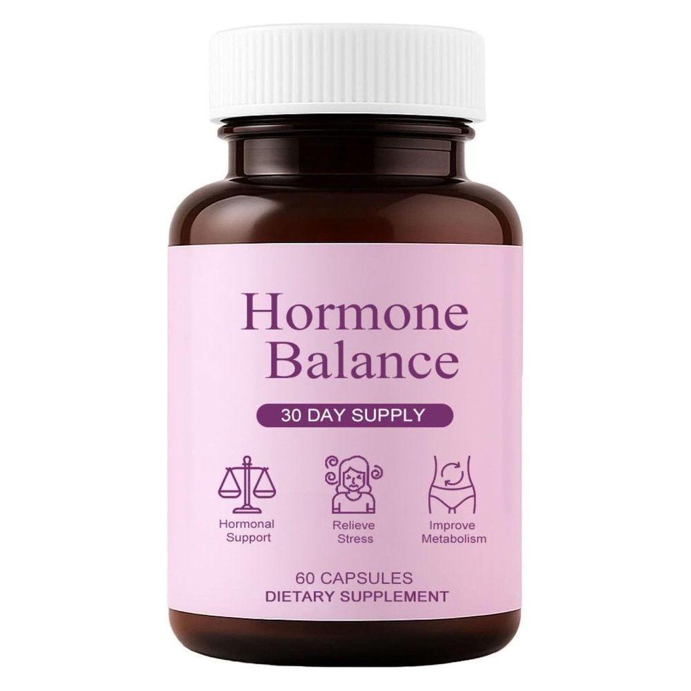 Shwfhi Hormonal Balance Supplements for Women - Supports Mood, Energy & Daily Wellness, with Ashwagandha, Ginger Root, Herbal Formula, 60 Capsules