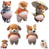 3D Shiba Inu Dog Belly Stickers,Super Soft Silicone Anti-Collision Sticker,Cute Cartoon Big Belly Puppy Decor Protectors Stickers,Stress Relief Toy for Phones,Cars & Home Use (5PCS) view 1