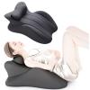 Sweet Spot Pillow, 27 Ergonomic Contoured Lounger Cushion, Memory Foam Support Pillow for Couples, Waterproof & Comfortable Pillows, Ideal for Better Positioning(Dark Gray)