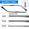 1 Pair Eyeglass Repair Kit Universal Glasses Arm Replacement Frame Tightening Set with Screws & Screwdrivers Complete Eyewear Repair Parts for Legs, Hinges & Adjustments view 3