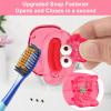 10 Piece Toothbrush Cover Cap Protector Clip Pod Case, Toothbrush Head Cover with Ventilation Hole,Toothbrush Cap for Household travel (pink) view 3
