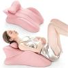 Sweet Spot Pillow, 27 Ergonomic Contoured Lounger Cushion, Memory Foam Support Pillow for Couples, Waterproof & Comfortable Pillows, Ideal for Better Positioning(Pink)