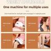 Abdominal Massager, Electric Bian Stone Tummy Kneading Instrument, Adjustable 3 Intensity Abdominal Massager Belt with Forward/Reverse Kneading, for Period Cramps, Flattening Belly, Constipation view 3