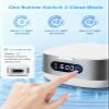 Voraiya Portable Ultrasonic Retainer Cleaner 4000mAh Rechargeable IPX6 Waterproof Retainer Cleaner Machine For Mouth Guard,Night Guard,Aligner,Small Denture Cleaning Pod For Teenagers,Adults,Travel view 3