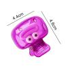 10 Piece Toothbrush Cover Cap Protector Clip Pod Case, Toothbrush Head Cover with Ventilation Hole,Toothbrush Cap for Household travel (purple) view 2