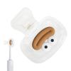 10 Piece Toothbrush Cover Cap Protector Clip Pod Case, Toothbrush Head Cover with Ventilation Hole,Toothbrush Cap for Household travel (white)