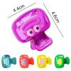 5 Piece Toothbrush Cover Cap Protector with Ventilation Hole,Toothbrush Head Cover Clip Pod Case for Travel Household (PP standard model, 5C) view 2