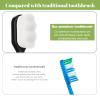 WLLHYF 4 PCS Extra Soft Toothbrush Micro Nano Toothbrushes with 20000 Bristles Sterile Fiber Adult Toothbrush Painless Brushing for Sensitive Teeth Oral Recession Adult Kid Children (Black, White) view 4