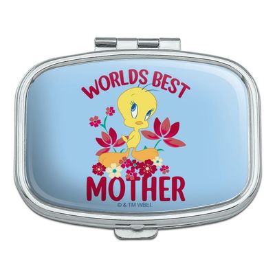 GRAPHICS & MORE Looney Tunes Mother's Day Tweety Worlds Best Mom Rectangle Pill Case Trinket Gift Box