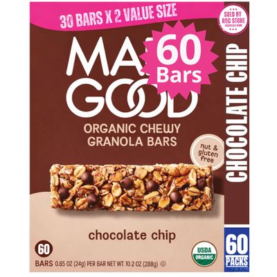 Made_Goods Chocolate Chip Granola Bars 60 Count | Chocolate Drizzled, Chocolate chip Flavor | Gluten Free | Nut Free | Organic Snacks, 0.85 oz Each by R&C Store
