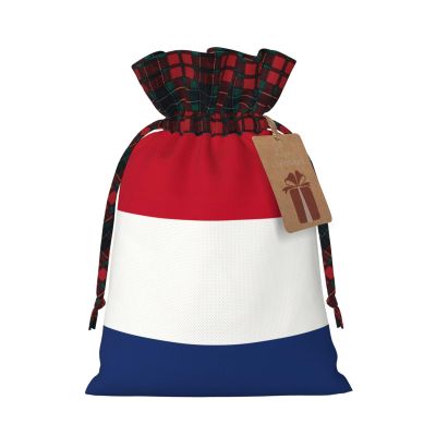 MOganjg Gift With Dutch Flag Print Drawstring Bag For Wrapping Birthday Wedding Household Use