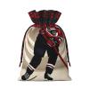 nqwawe Gift With Hockey Sports Print Drawstring Bags Reusable Cotton Candy Bag For Wedding Party Favors view 2