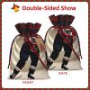 nqwawe Gift With Hockey Sports Print Drawstring Bags Reusable Cotton Candy Bag For Wedding Party Favors view 3