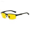 willochra Aluminum magnesium Night Vision Polarized Reading Glasses for Men Women Sports full lens Readers Sunglasses (black yellow, 4, x) view 4