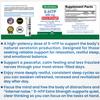 5htp 400mg Capsules Per Vegetarian Pill Extra-Strength Max Dose 5 htp Supplement. Sleep, Positive Outlook, Calmness, Cognition. 1 Pill is 400mg 5-htp Supplement and 2 Pills is 800mg htp5 view 2